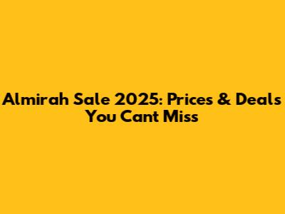 Almirah Sale 2025: Prices & Deals You Can't Miss