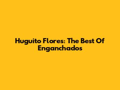 Huguito Flores: The Best Of Enganchados
