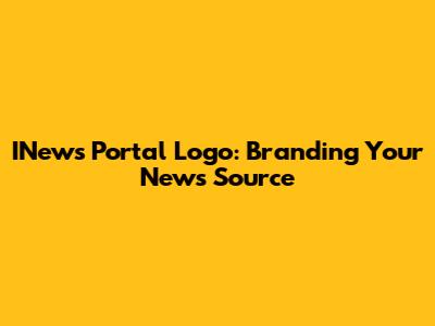 INews Portal Logo: Branding Your News Source