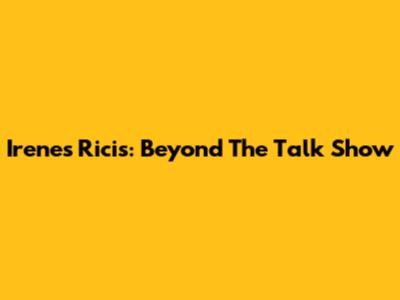 Irene's Ricis: Beyond The Talk Show