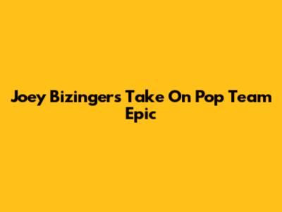Joey Bizinger's Take On Pop Team Epic