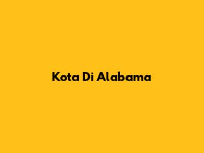 Kota Di Alabama