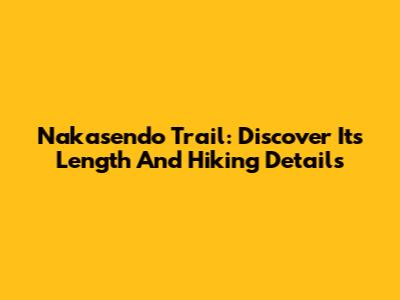 Nakasendo Trail: Discover Its Length And Hiking Details