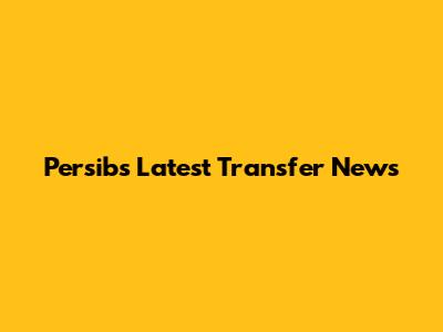 Persib's Latest Transfer News