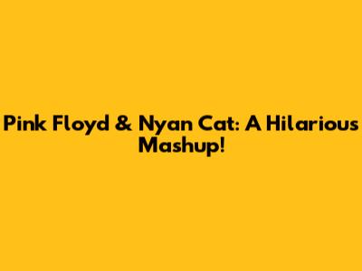 Pink Floyd & Nyan Cat: A Hilarious Mashup!